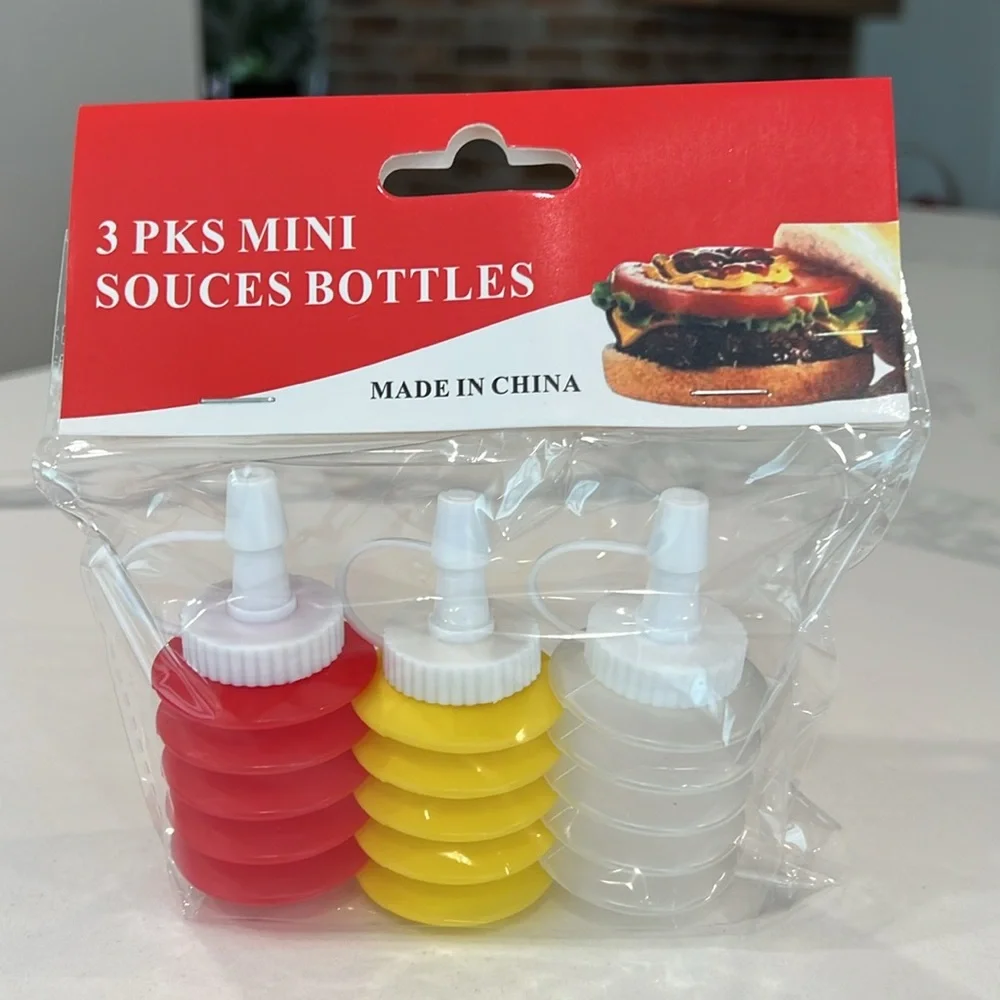 3PKS Mini Souces Bottles.